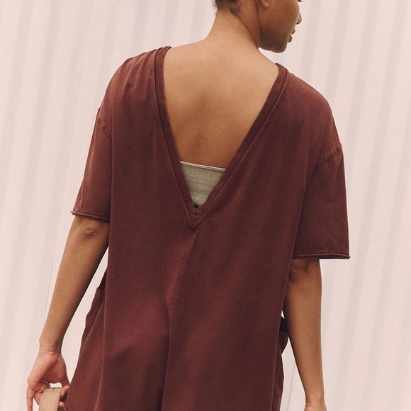 Free People Hot Shot Tee Romper - Picture 6 of 6